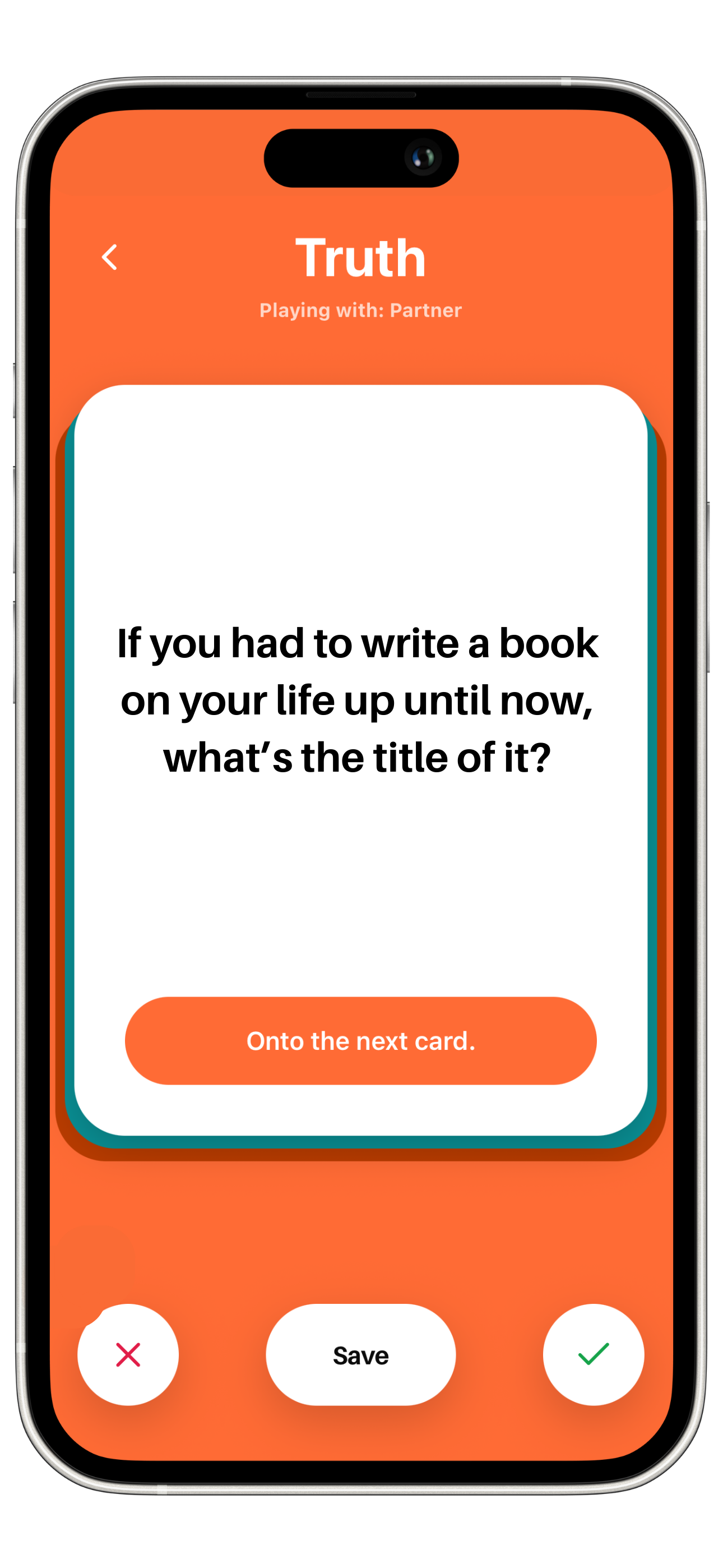 Firepit app - Truth card question