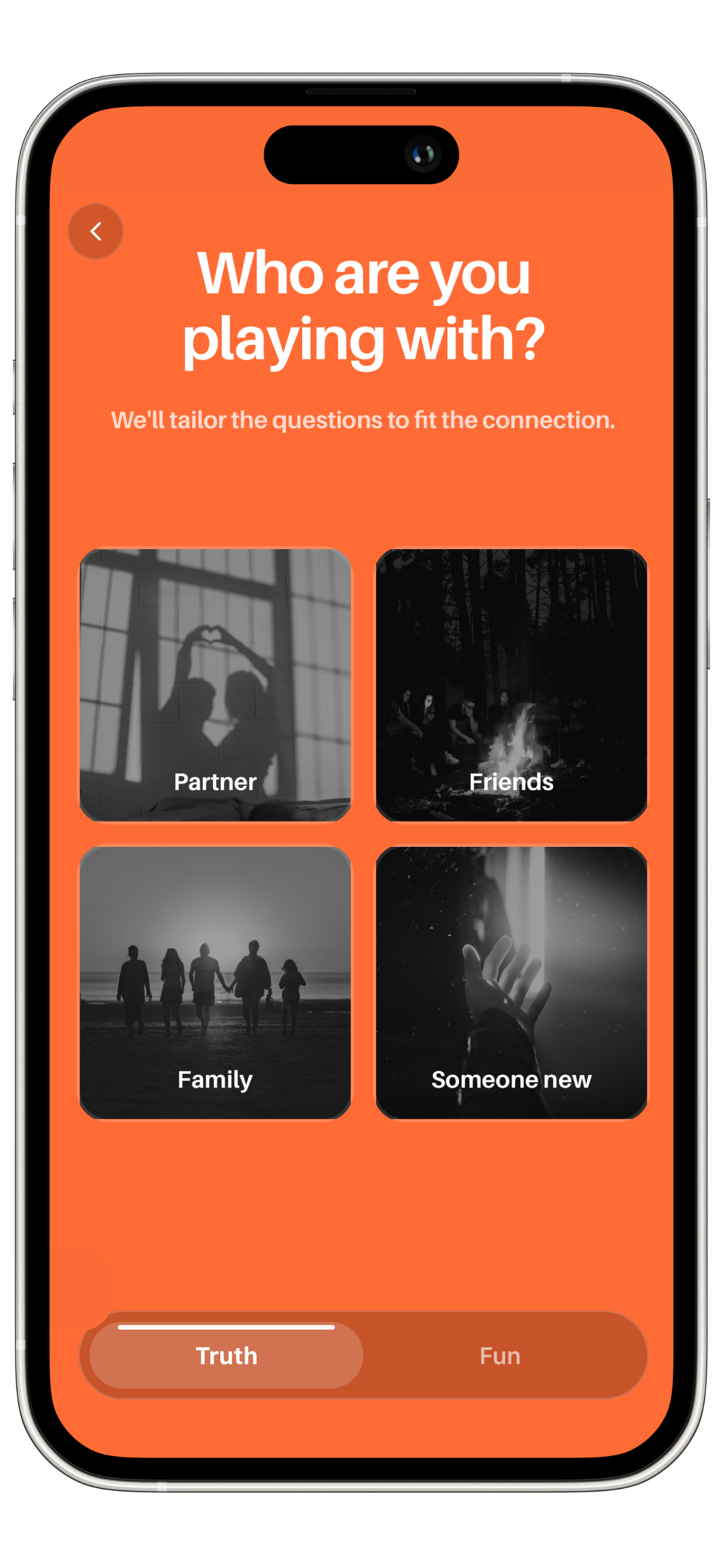 Firepit app - Who are you playing with